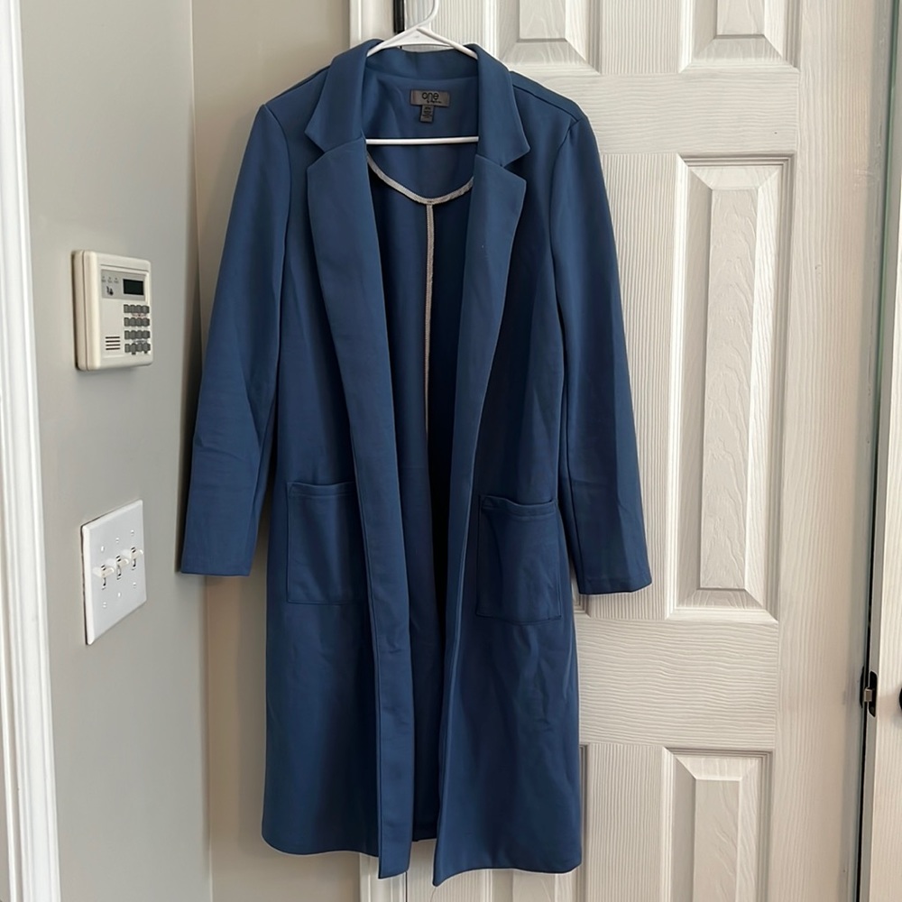 Lightweight blue overcoat - M (fits S/M)